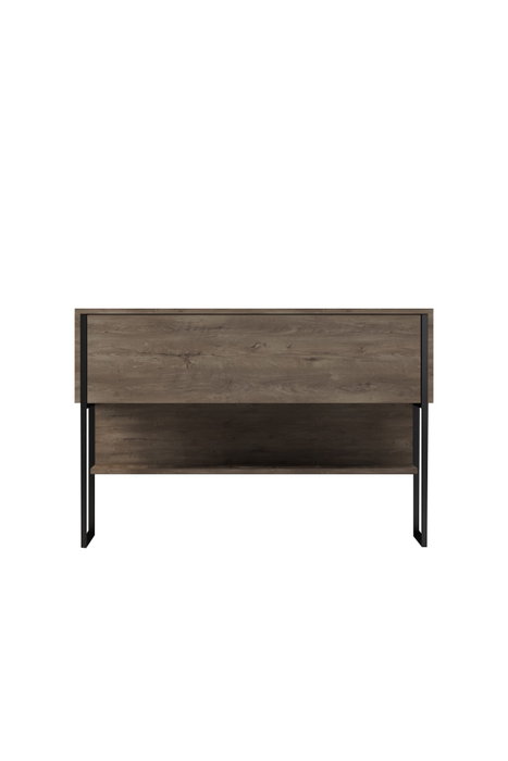 Hanah Home Luxe Cómoda Negro y Nogal